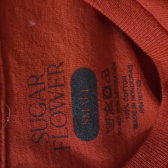 Men's Vibrant Red And White Graphic Usa Tee S - Picture 4 of 4